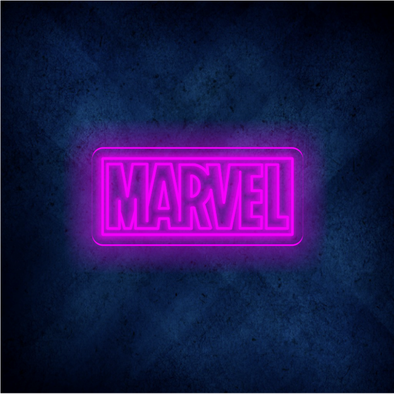 Custom Marvel lighting flex neon sign Marvel LED Sign