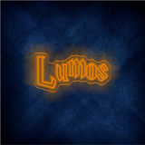 LUMOS LED neon sign