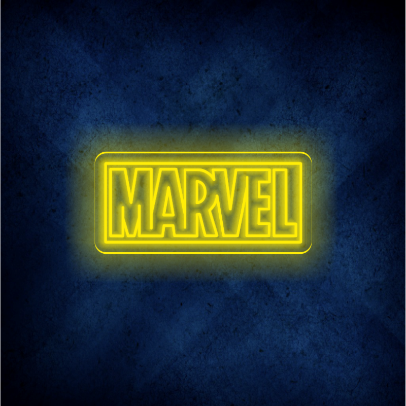 Custom Marvel lighting flex neon sign Marvel LED Sign