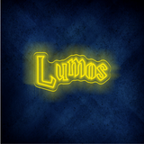 LUMOS LED neon sign