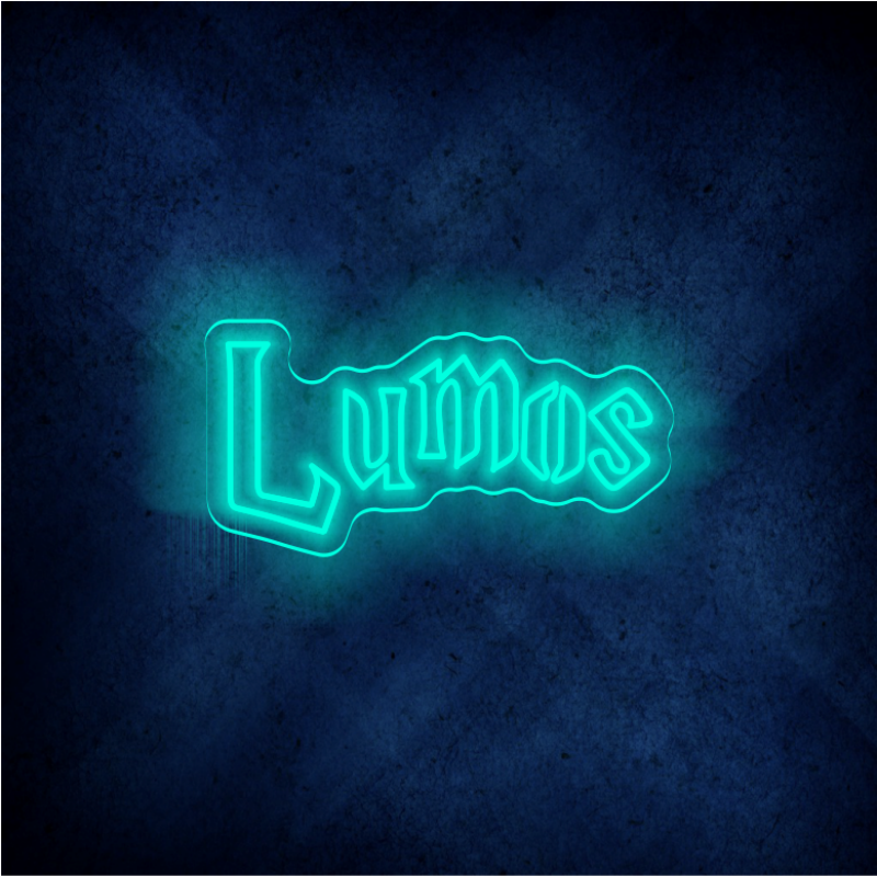 LUMOS LED neon sign