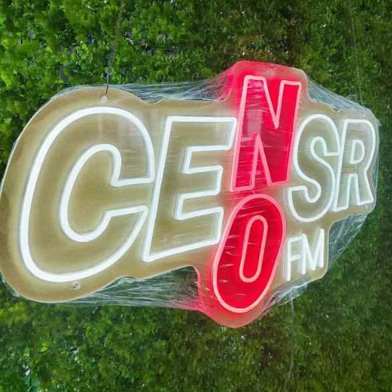 Custom Cenosr lighting flex neon sign Cenosr LED Sign