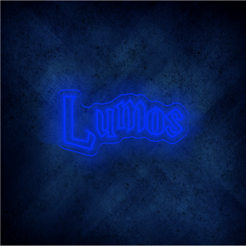 LUMOS LED neon sign