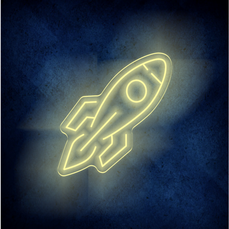 Custom  Rocket LED neon sign