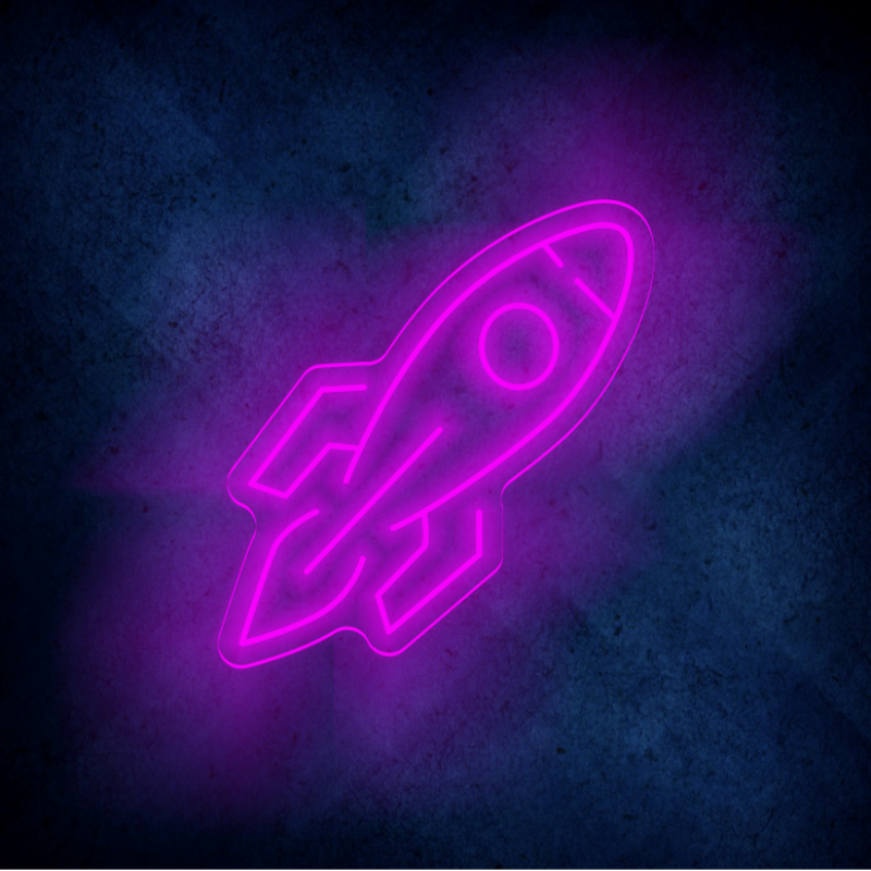 Custom  Rocket LED neon sign