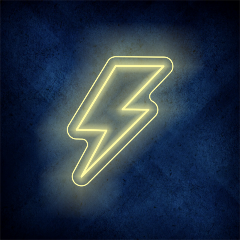 Lightning LED Neon sign