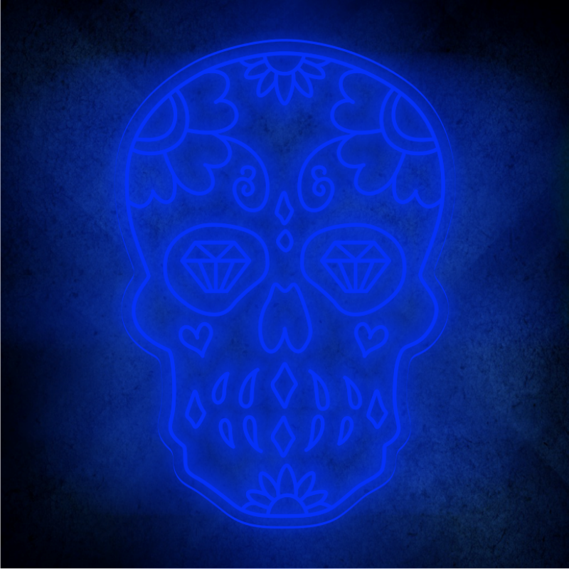 Custom Skull  lighting flex neon sign Skull  LED Sign