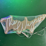 Custom Wagners lighting flex neon sign Wagners LED Sign