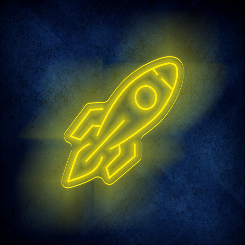 Custom  Rocket LED neon sign