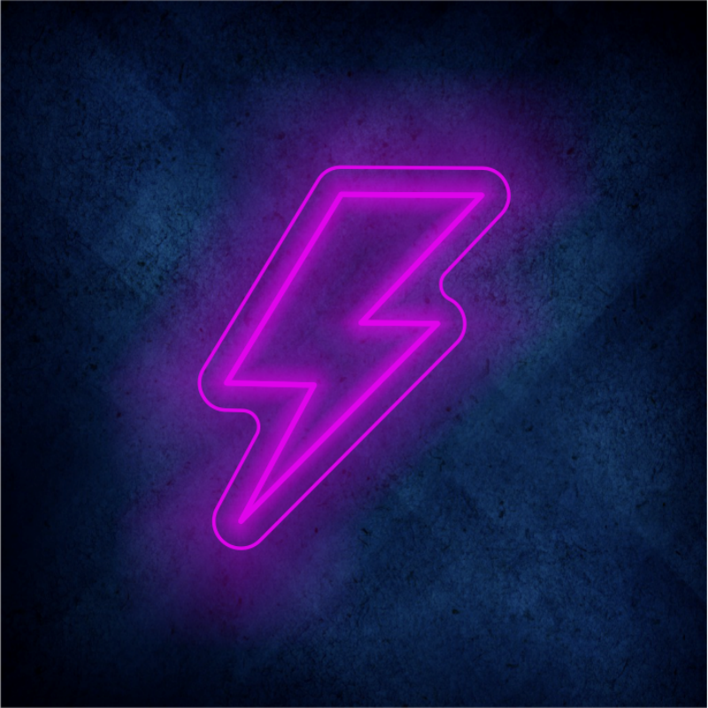 Lightning LED Neon sign