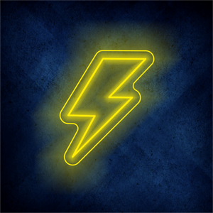 Lightning LED Neon sign