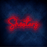 Custom  Shooters LED lighting flex neon sign Shooters LED Sign