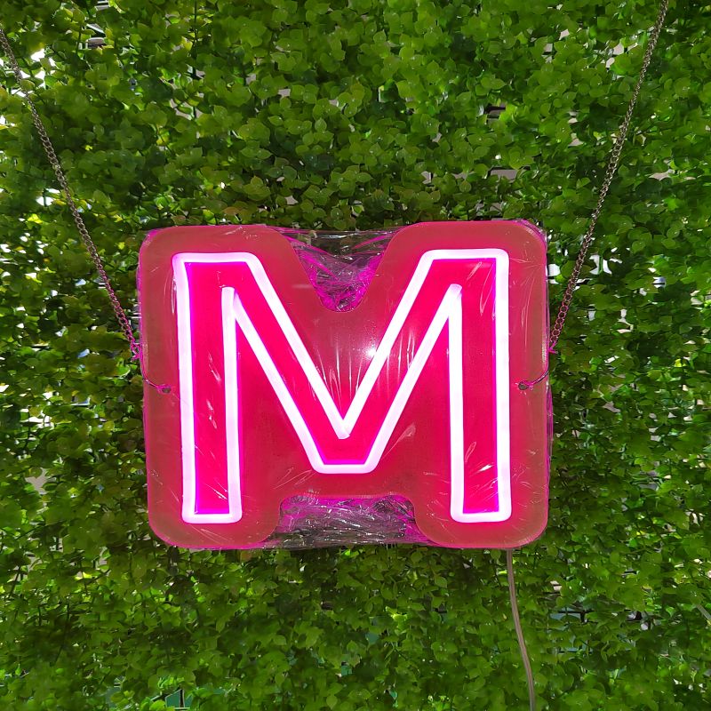 Custom M lighting flex neon sign M LED Sign