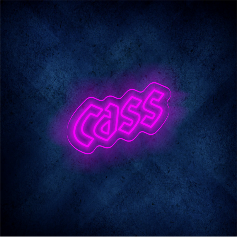 Custom Cass LED neon sign