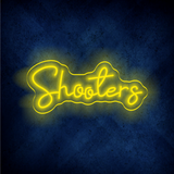 Custom  Shooters LED lighting flex neon sign Shooters LED Sign