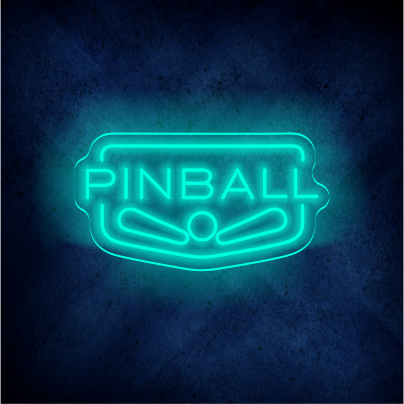 Custom Pinball LED lighting flex neon sign Pinball LED Sign