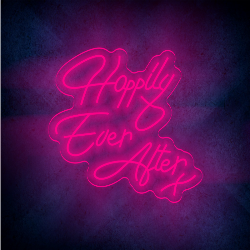 Happily Ever After LED Neon Sign