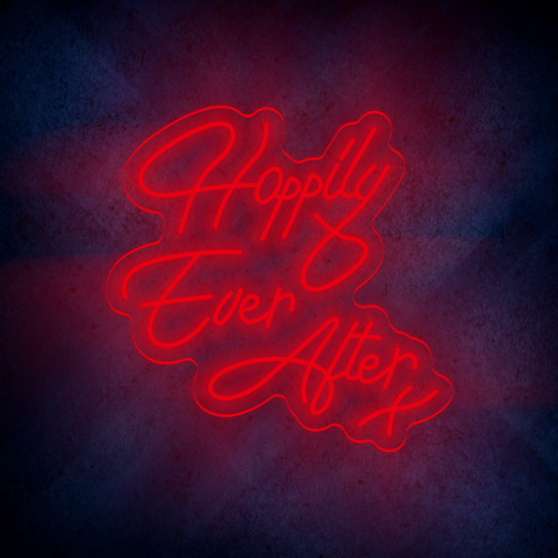 Happily Ever After LED Neon Sign