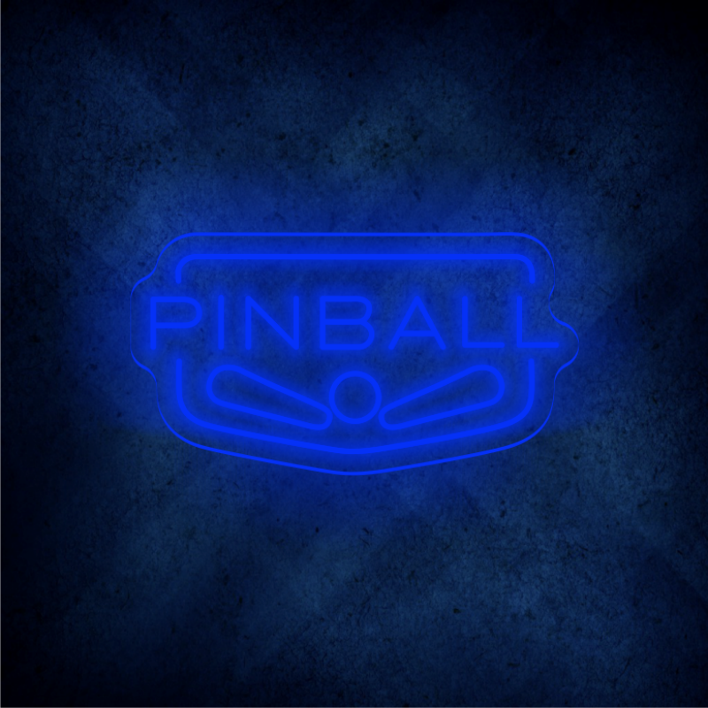 Custom Pinball LED lighting flex neon sign Pinball LED Sign