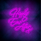 Happily Ever After LED Neon Sign