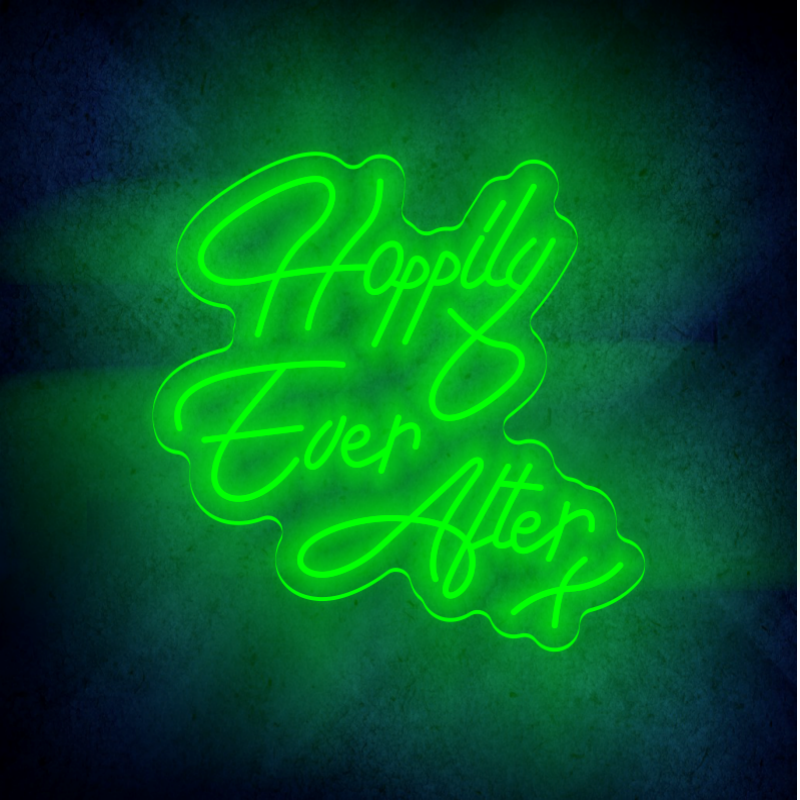 Happily Ever After LED Neon Sign