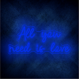 All you need neon sign