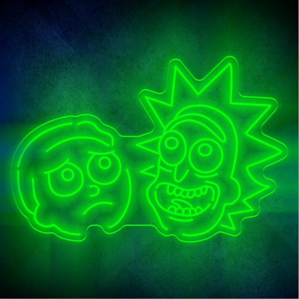 Custom Rick and Morty lighting flex neon sign Rick and Morty LED Sign