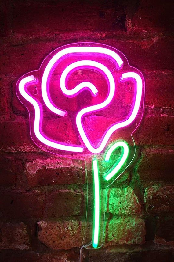 Custom Flower LED lighting flex neon sign Flower LED Sign