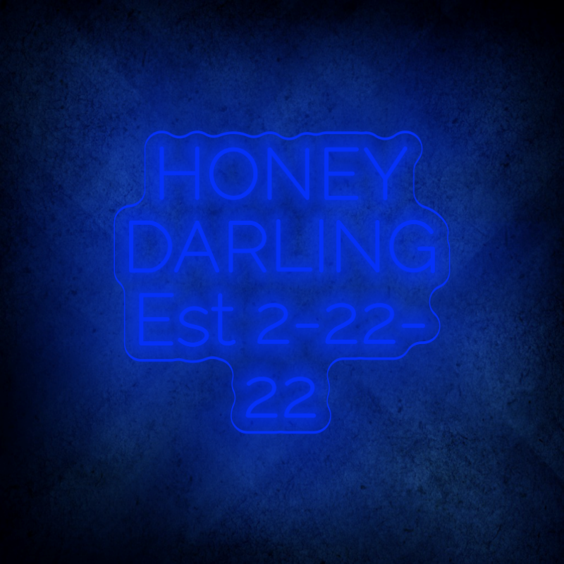 Custom Honey LED lighting flex neon sign Honey LED Sign