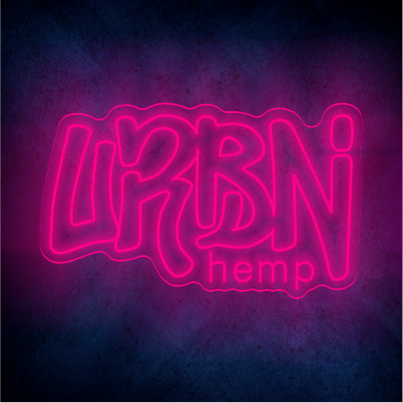 Custom Hemp  lighting flex neon sign  Hemp  LED Sign