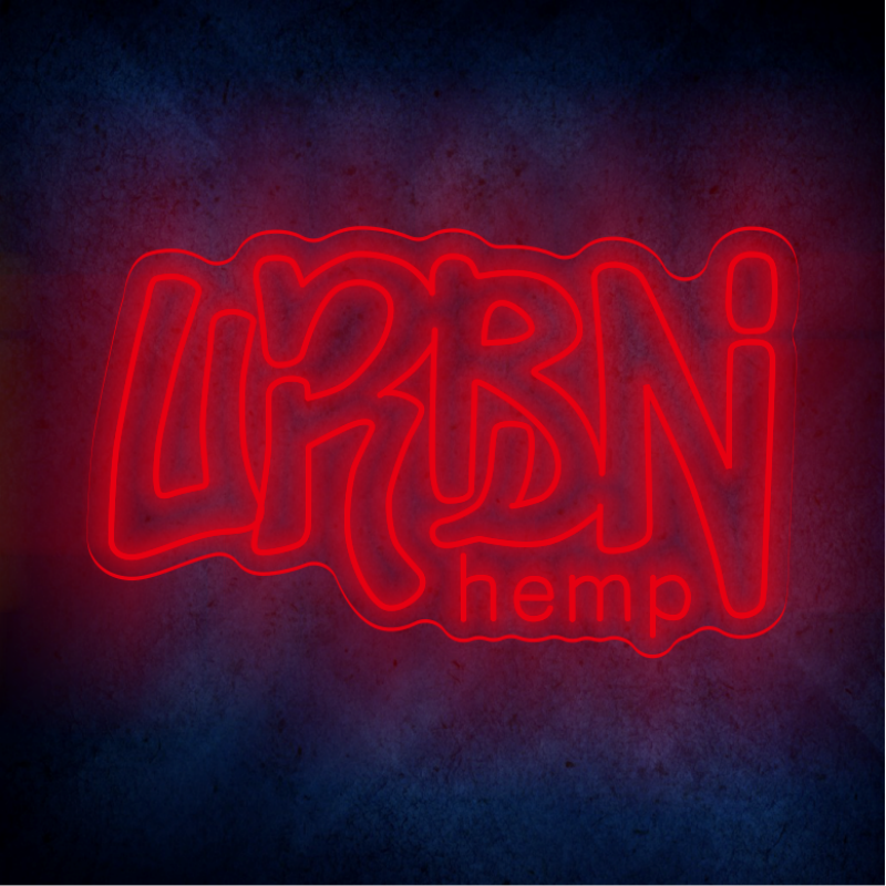 Custom Hemp  lighting flex neon sign  Hemp  LED Sign