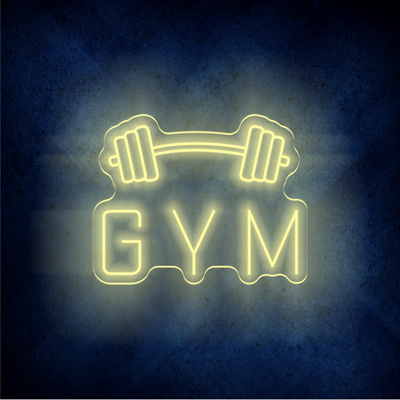 Custom GYM  lighting flex neon sign GYM  LED Sign