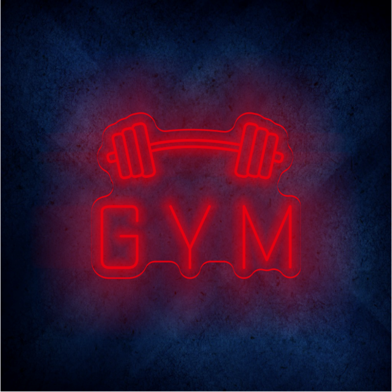 Custom GYM  lighting flex neon sign GYM  LED Sign