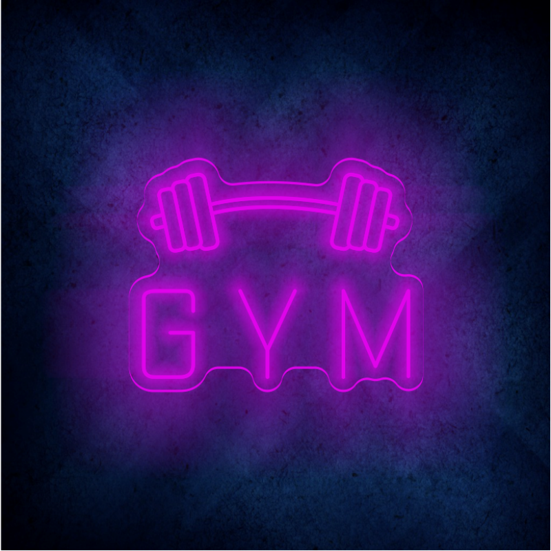 Custom GYM  lighting flex neon sign GYM  LED Sign