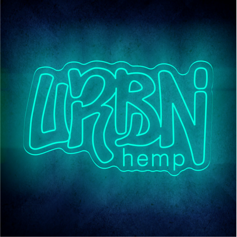 Custom Hemp  lighting flex neon sign  Hemp  LED Sign