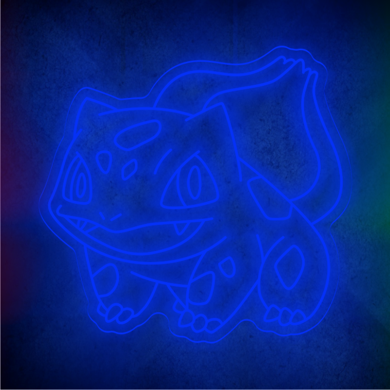 Custom Bulbasaur lighting flex neon sign Bulbasaur LED Sign