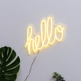 HELLO LED Neon Sign light