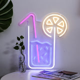 Lemon Juice Neon Sign Wall Décor Light