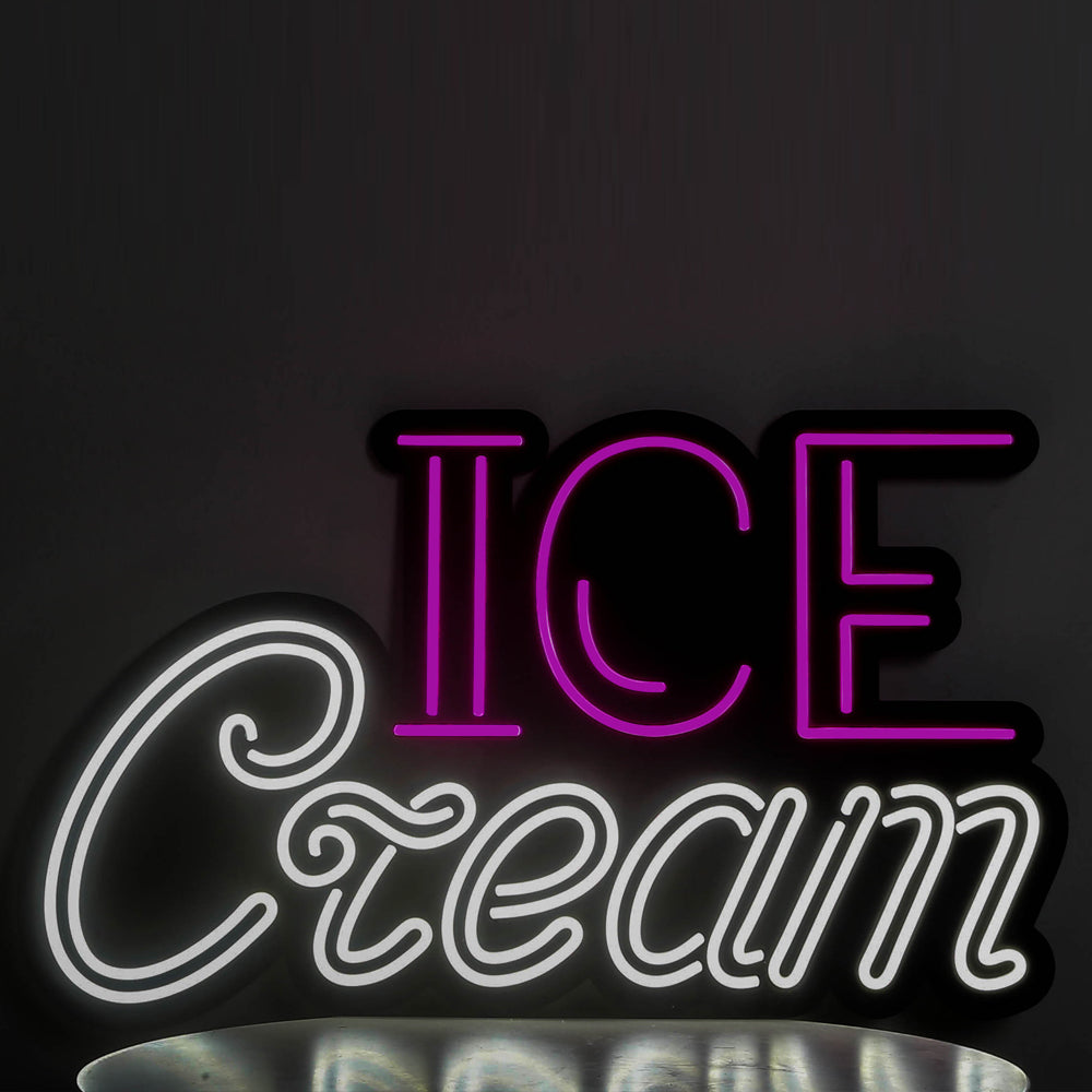 ICE cream LED neon sign