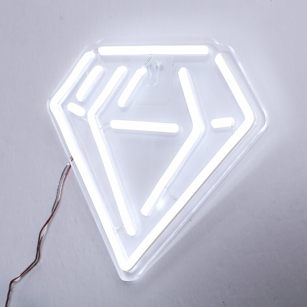 DIAMOND shape LED Neon Sign Jewelry Shape for Valentine's Day