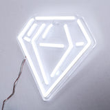 DIAMOND shape LED Neon Sign Jewelry Shape for Valentine's Day