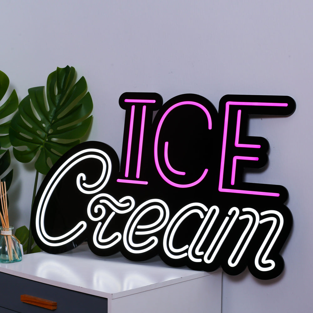 ICE cream LED neon sign