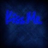 Kiss Me Love Valentine Romantic Neon Sign