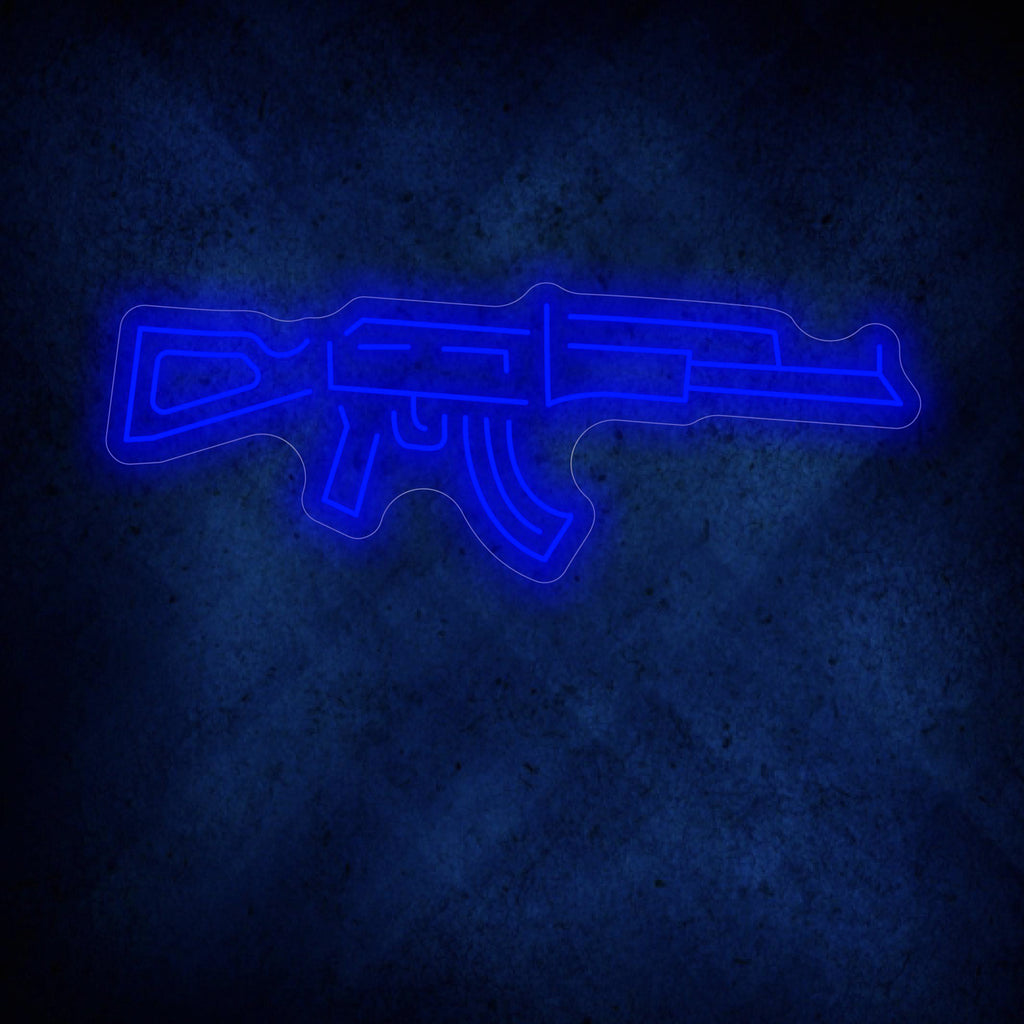 AK-47 Gun Neon Signs