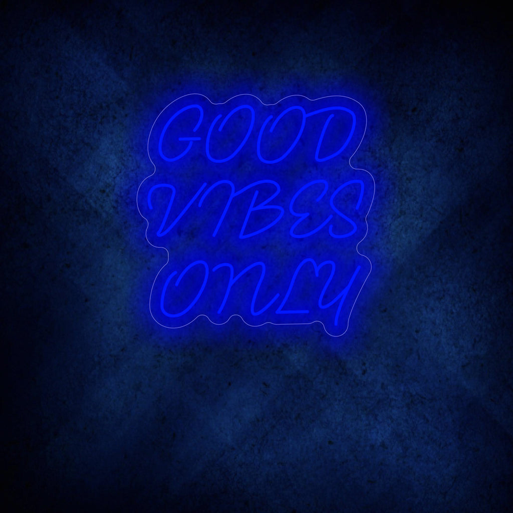 Good Vibes Only Neon Sign