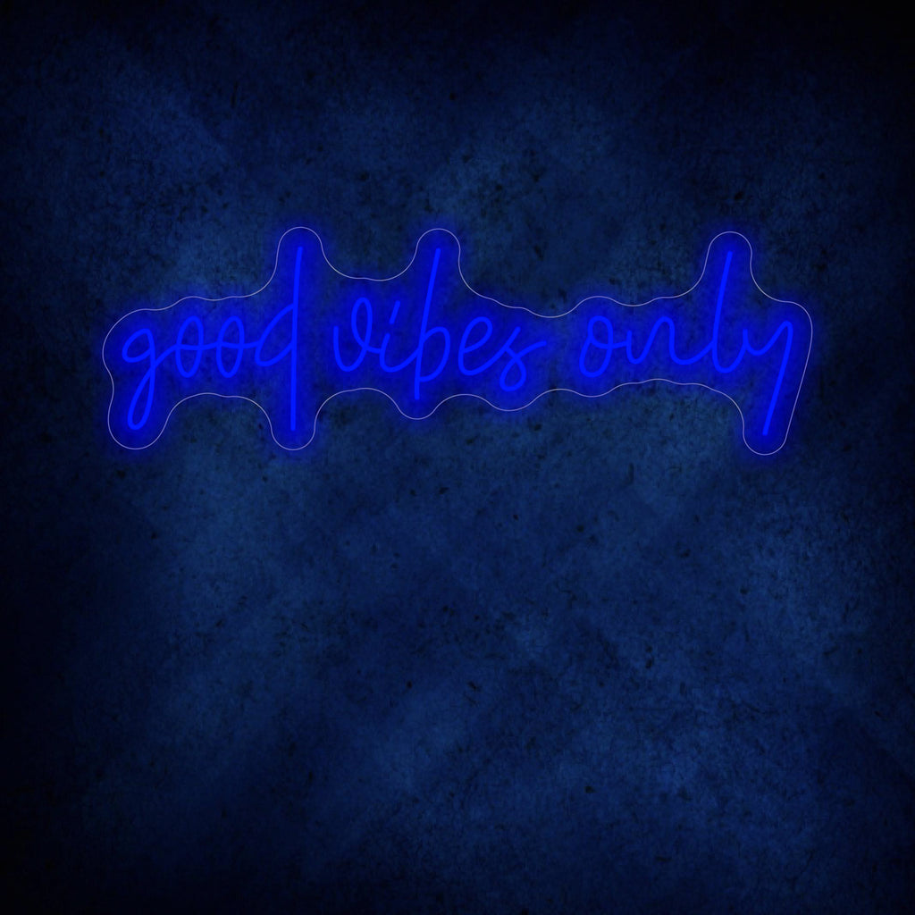 Good Vibes Only Neon Sign