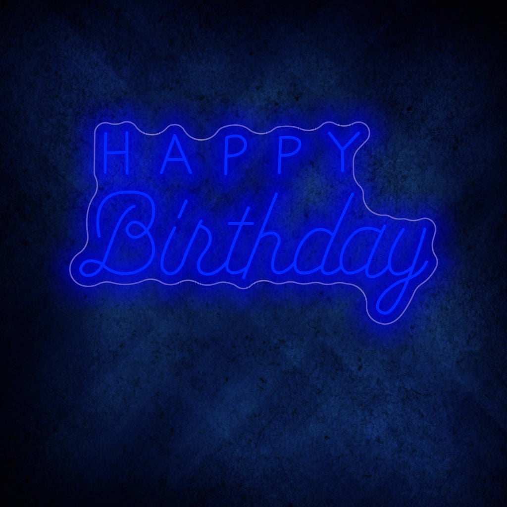 Happy Birthday Neon Sign