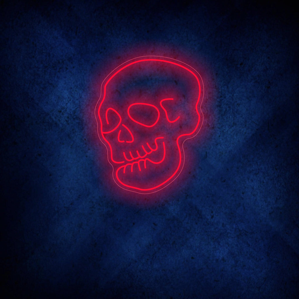 Skull Head Neon Sign