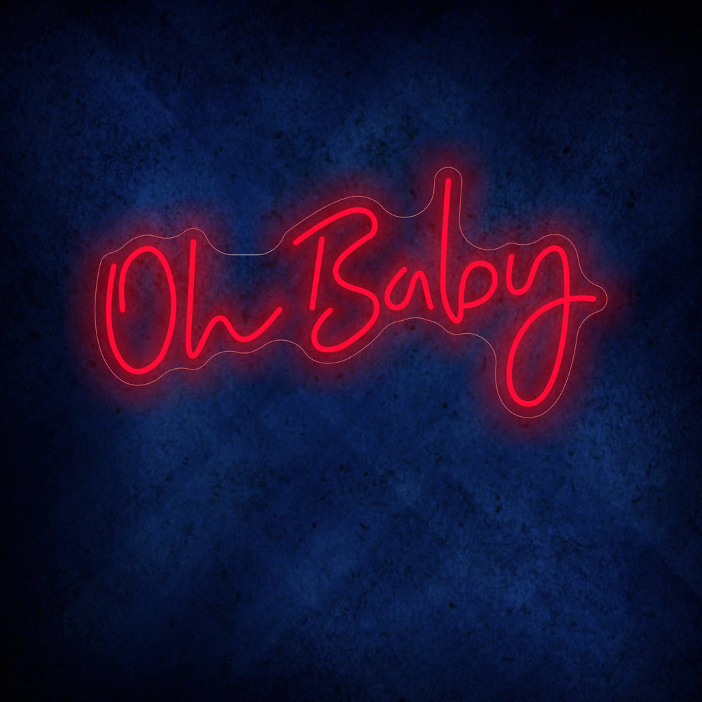 Oh Baby Neon Sign