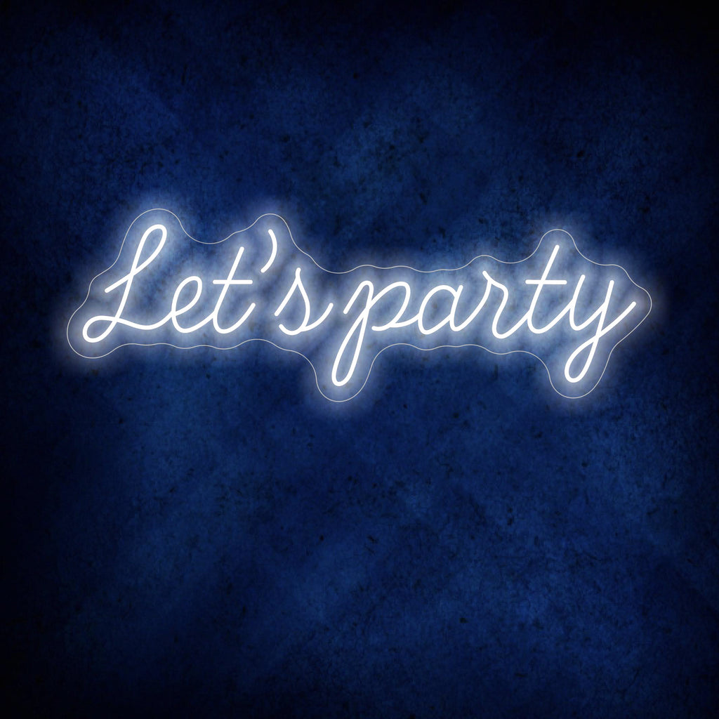 Let's Party Neon Sign